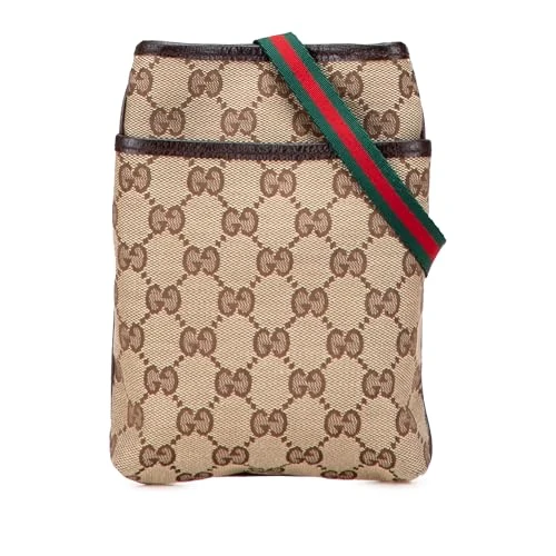 Gucci Pre-Loved GG Canvas Web Crossbody