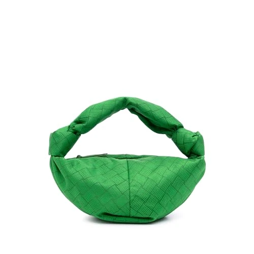 Pre-Loved Mini Jacquard Intrecciato Double Knot Bag