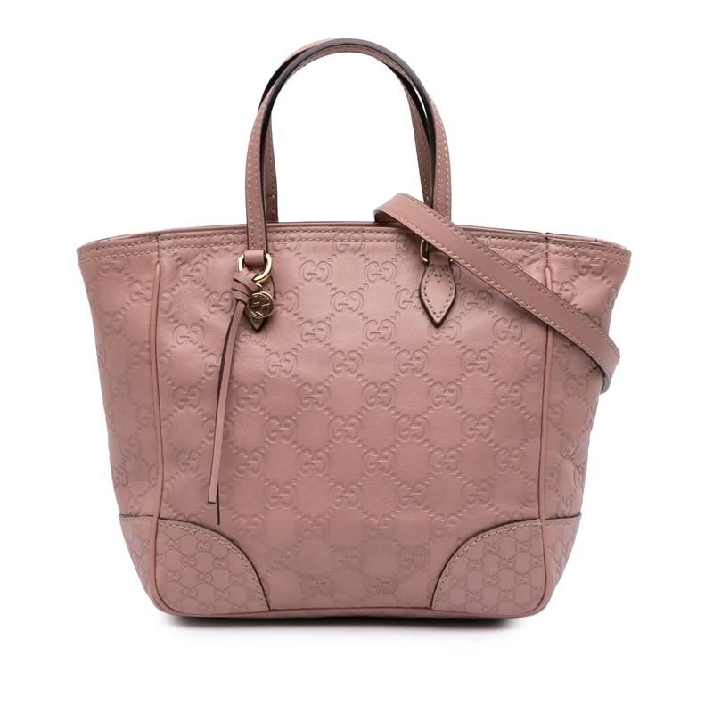 Gucci Pre-Loved Small Guccissima Bree Satchel Handbag