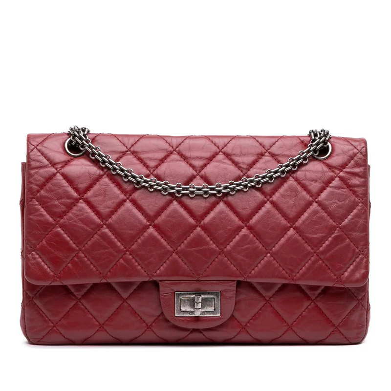 Chanel Pre-Loved Reissue 2.55 Aged Calfskin Double Flap 227 Shoulder Bag