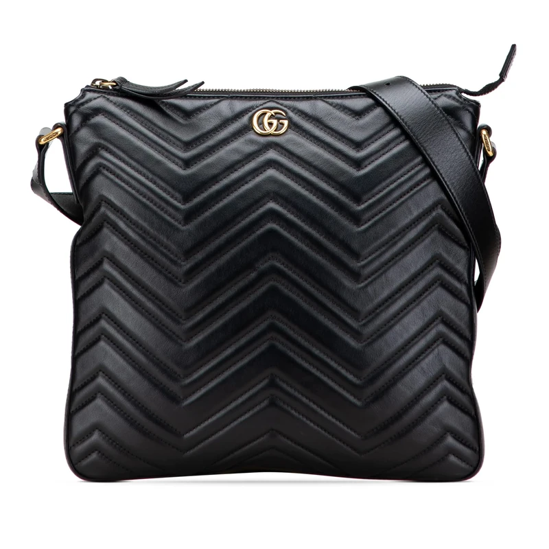 Gucci Pre-Loved GG Marmont Matelasse Leather Crossbody