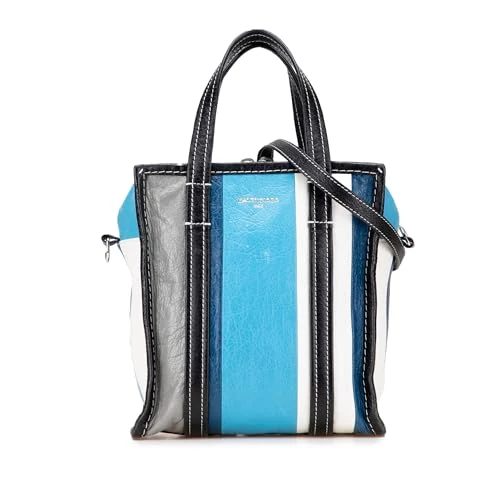 Balenciaga Pre-Loved XS Lambskin Bazar Shopper Satchel Handbag