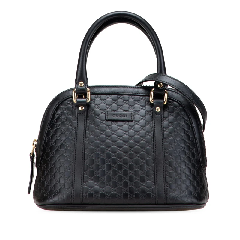 Gucci Pre-Loved Mini Microguccissima Dome Satchel Handbag