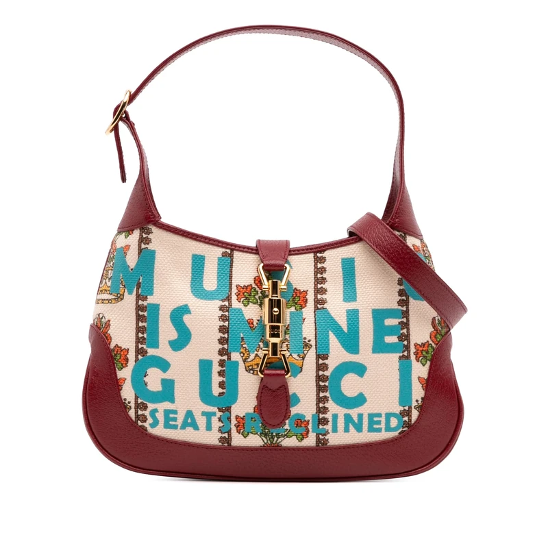Gucci Pre-Loved Small Canvas 100 Centennial Music Jackie 1961 Crossbody