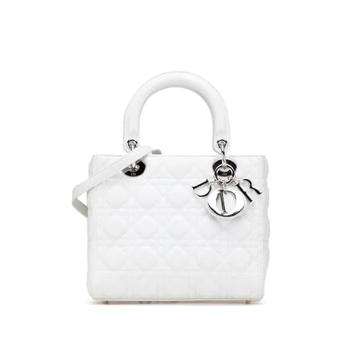 Dior Pre-Loved Medium Lambskin Cannage Lady