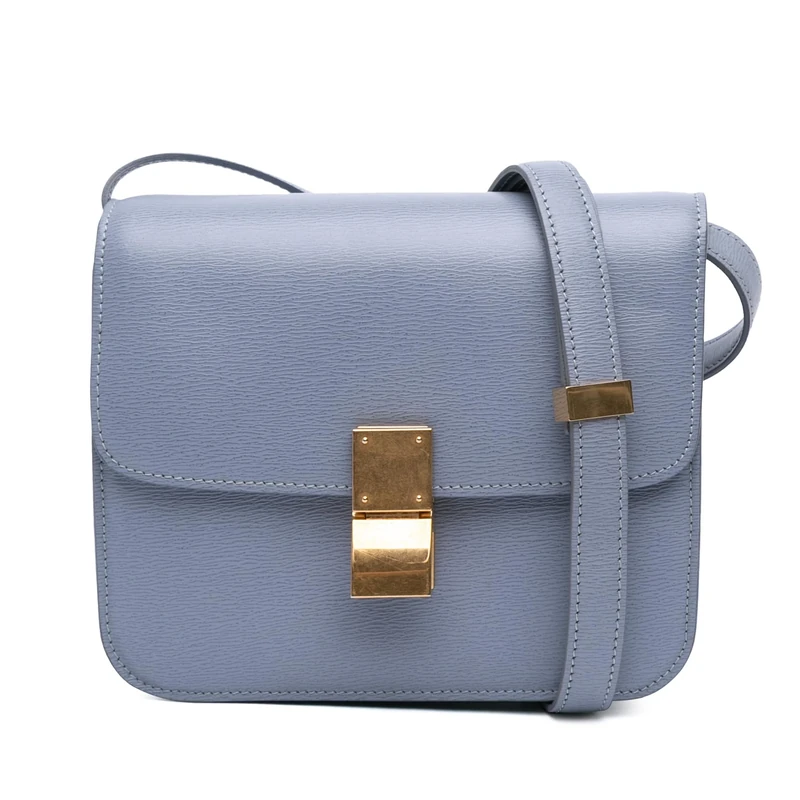 Celine Pre-Loved Teen Liege Calfskin Classic Box Crossbody Bag