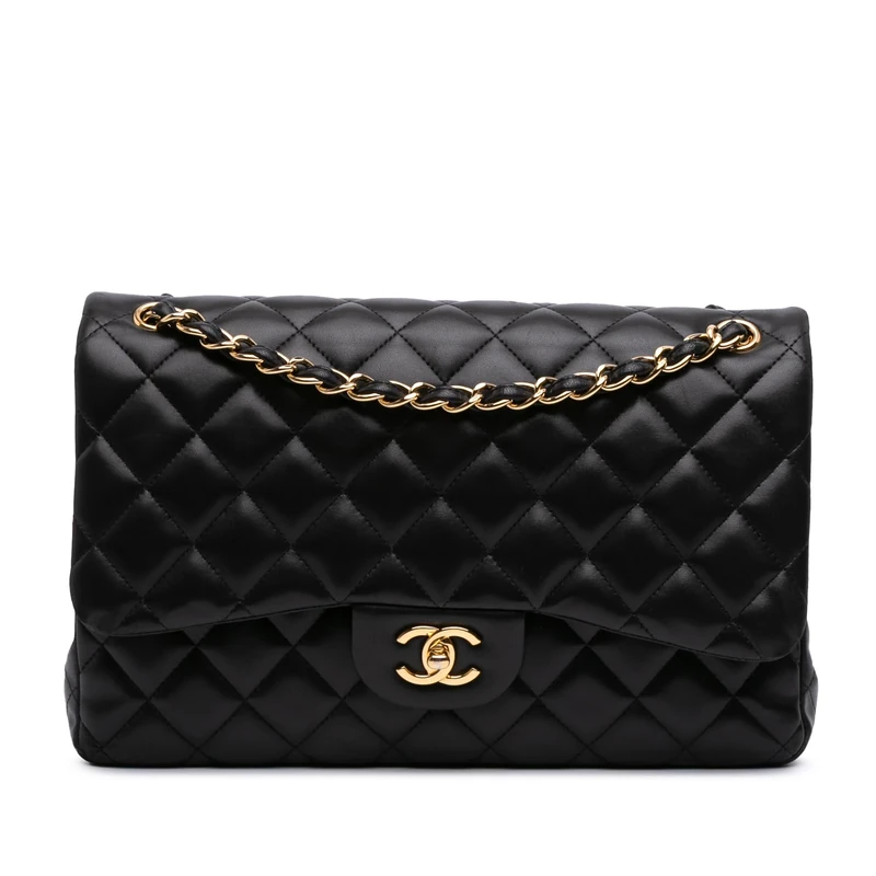 Chanel Pre-Loved Jumbo Classic Lambskin Double Flap