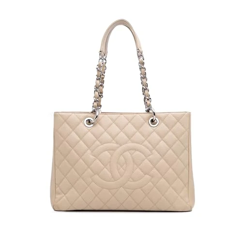 Chanel Pre-Loved Caviar Grand Shopping Tote
