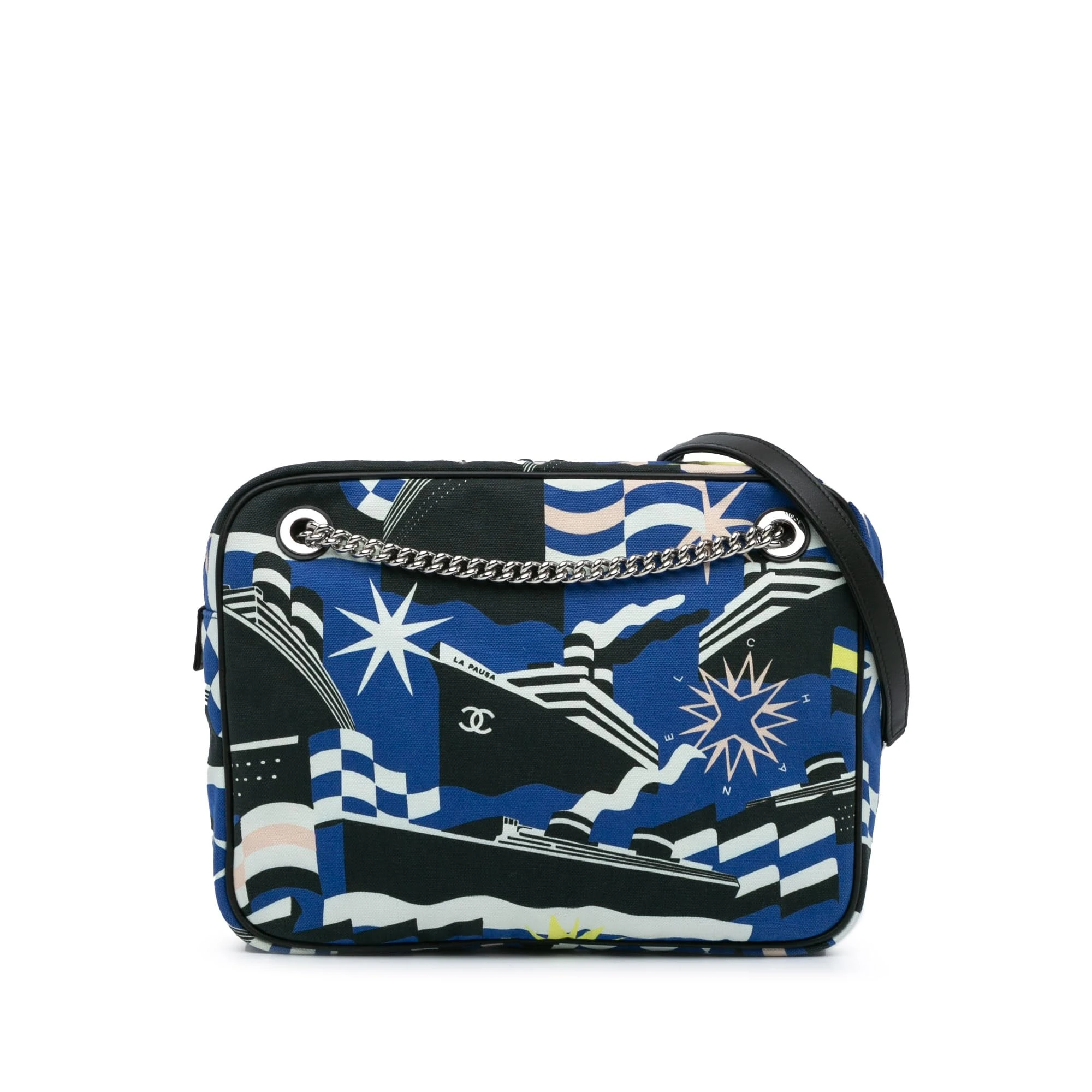 Chanel Pre-Loved Small Canvas La Pausa Bay Camera Bag Shoulder