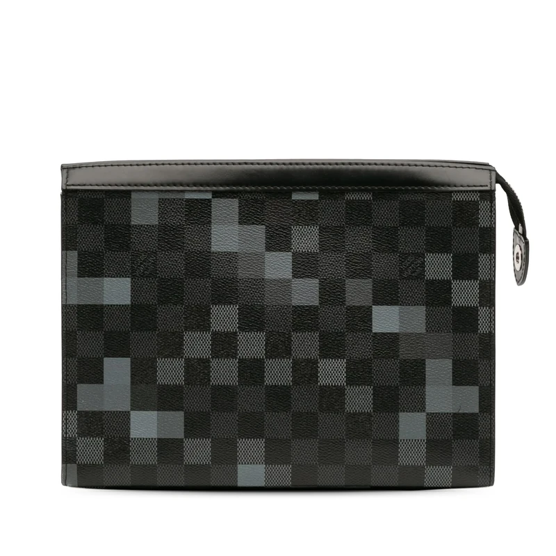 Pre-Loved Damier Graphite Pixel Pochette Voyage MM