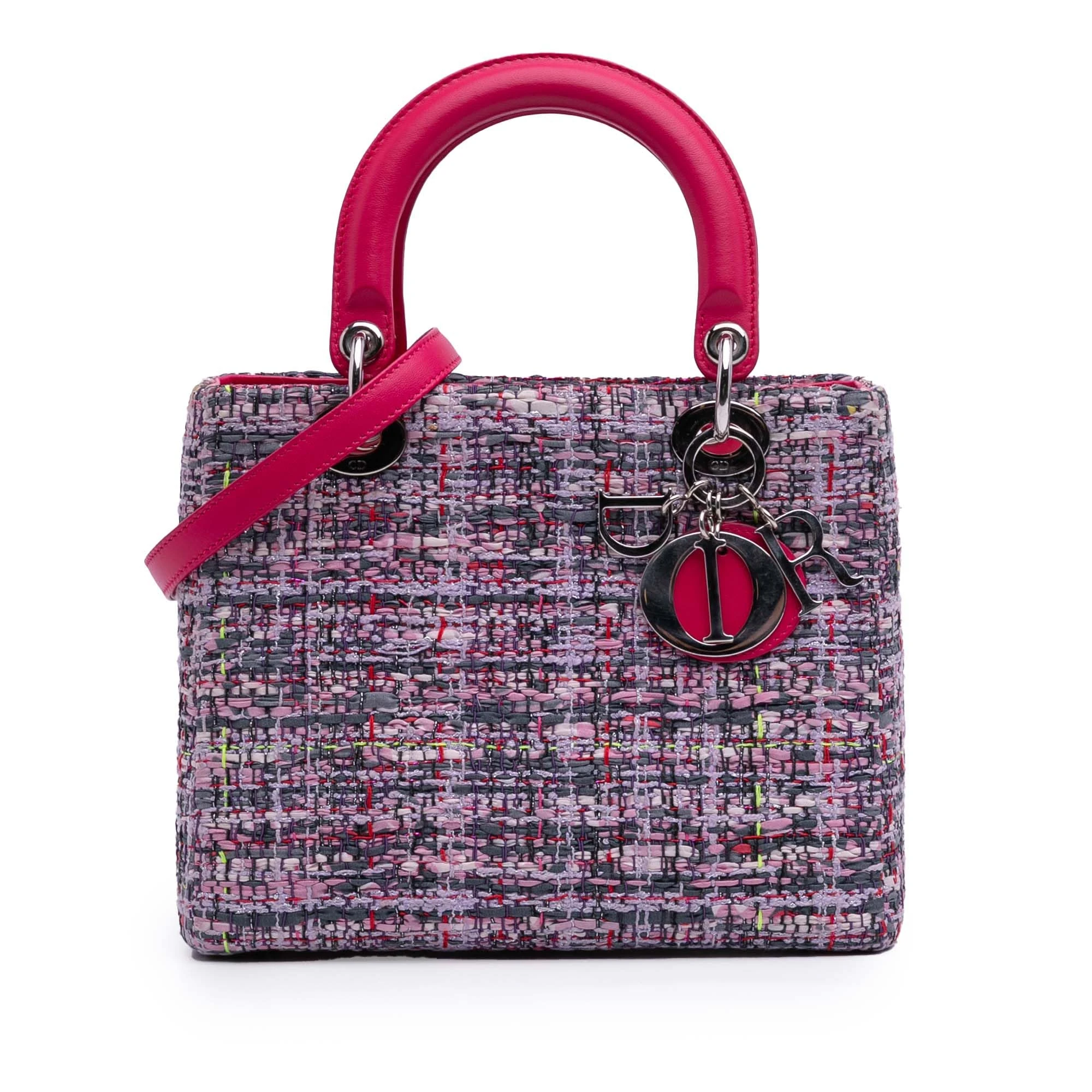 Dior Pre-Loved Medium Tweed Lady