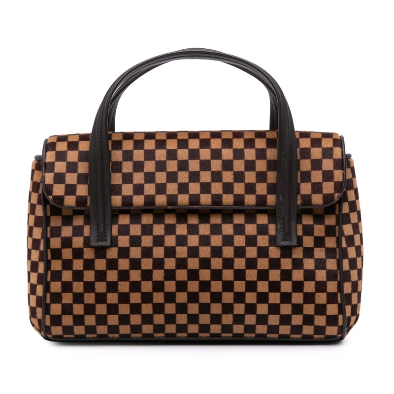 Louis Vuitton Damier Sauvage Lionne Handbag - Brown Pony Hair