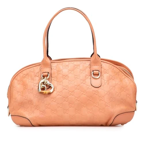Gucci Pre-Loved Guccissima Heart Bit Satchel Handbag