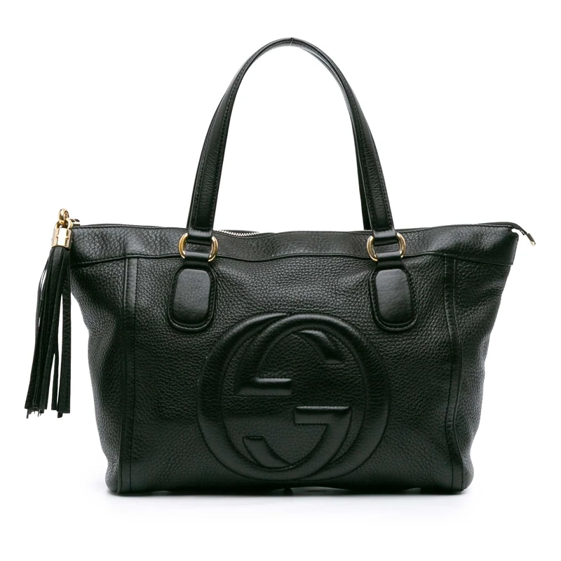 Gucci Pre-Loved Small Leather Soho Working Tote