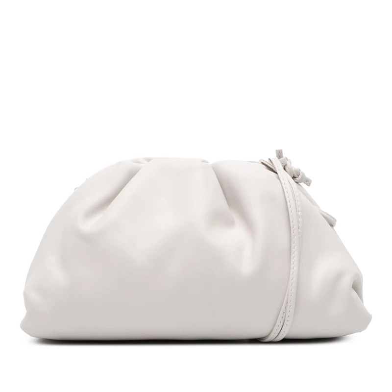 Bottega Veneta Pre-Loved Lambskin The Mini Pouch Crossbody Bag