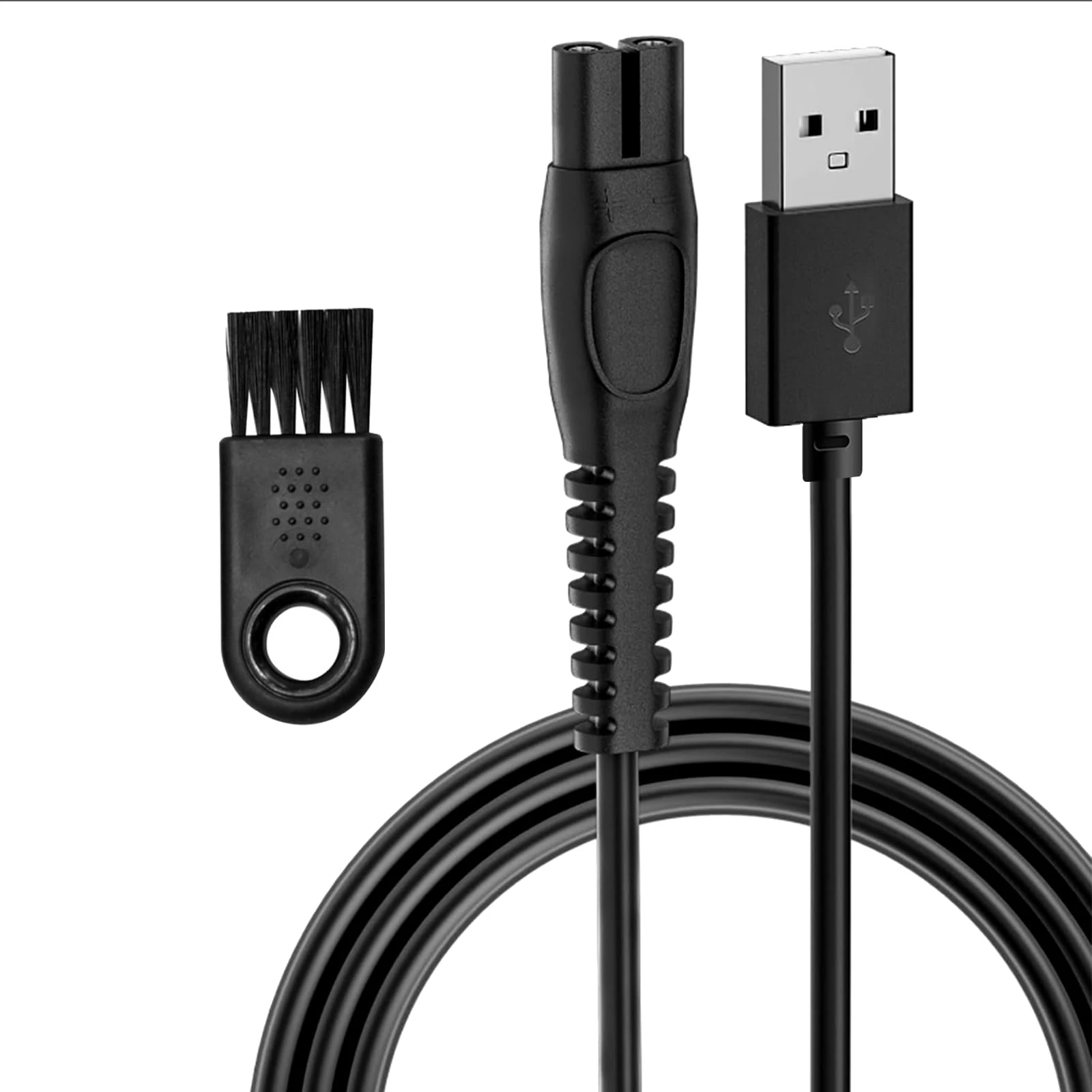 5V Cable for Philips One Blade Charger with Cleaning Brush,Compatible with QP2724, QP2824,QP2734,QP2834,MG5910,MG9520,S3145,S7885,S7887,S5884,X3053,X3001,X5004,X5012(Input Voltage:5V)