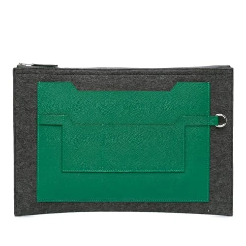 Hermès Pre-Loved Epsom and Felt Toodoo 37