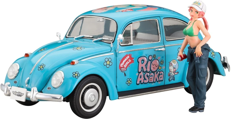 Hasegawa Volkswagen Beetle Type 1 (1966) Rio Asaka 652465-1/24 Scale 1:24