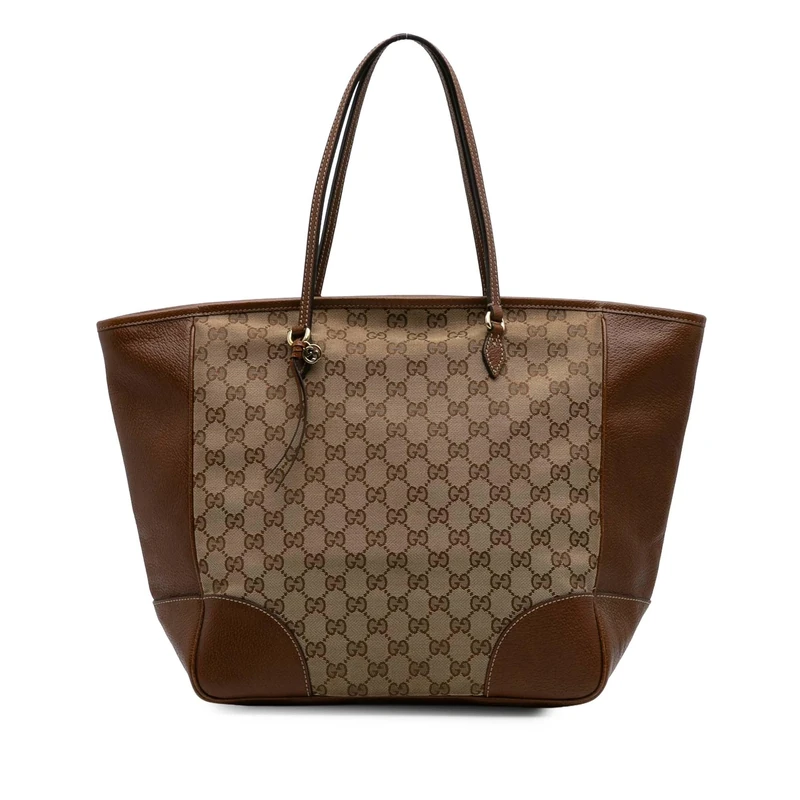 Gucci Pre-Loved GG Canvas Bree Tote