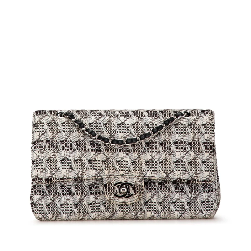 Chanel Pre-Loved Medium Classic Tweed Double Flap