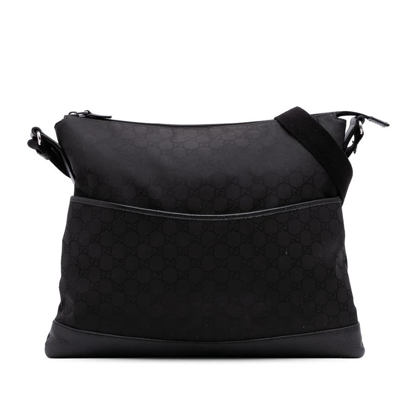 Gucci Pre-Loved GG Canvas Crossbody Bag