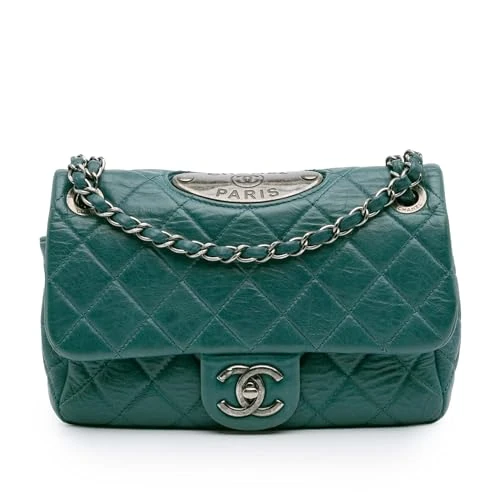 Chanel Pre-Loved Paris Dallas CC Quilted Calfskin Double Flap