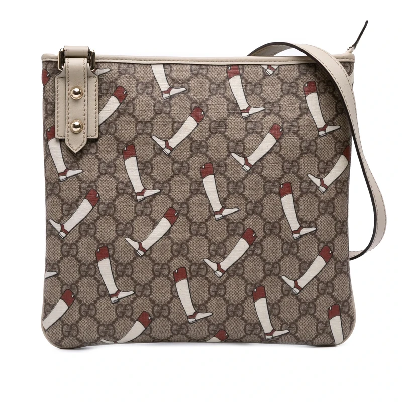 Gucci GG Supreme The Boot Crossbody Bag - Brown Beige - Image 1