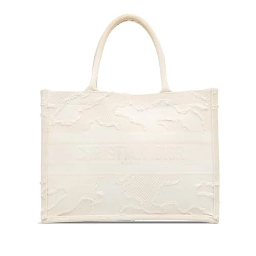 Dior Pre-Loved Medium Camouflage Book Tote Bag