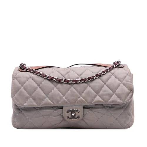 Chanel Pre-Loved Jumbo Iridescent Calfskin In The Mix Flap Handbag