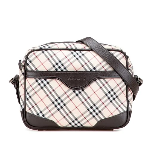 BURBERRY Pre-Loved Nova Check Canvas Crossbody