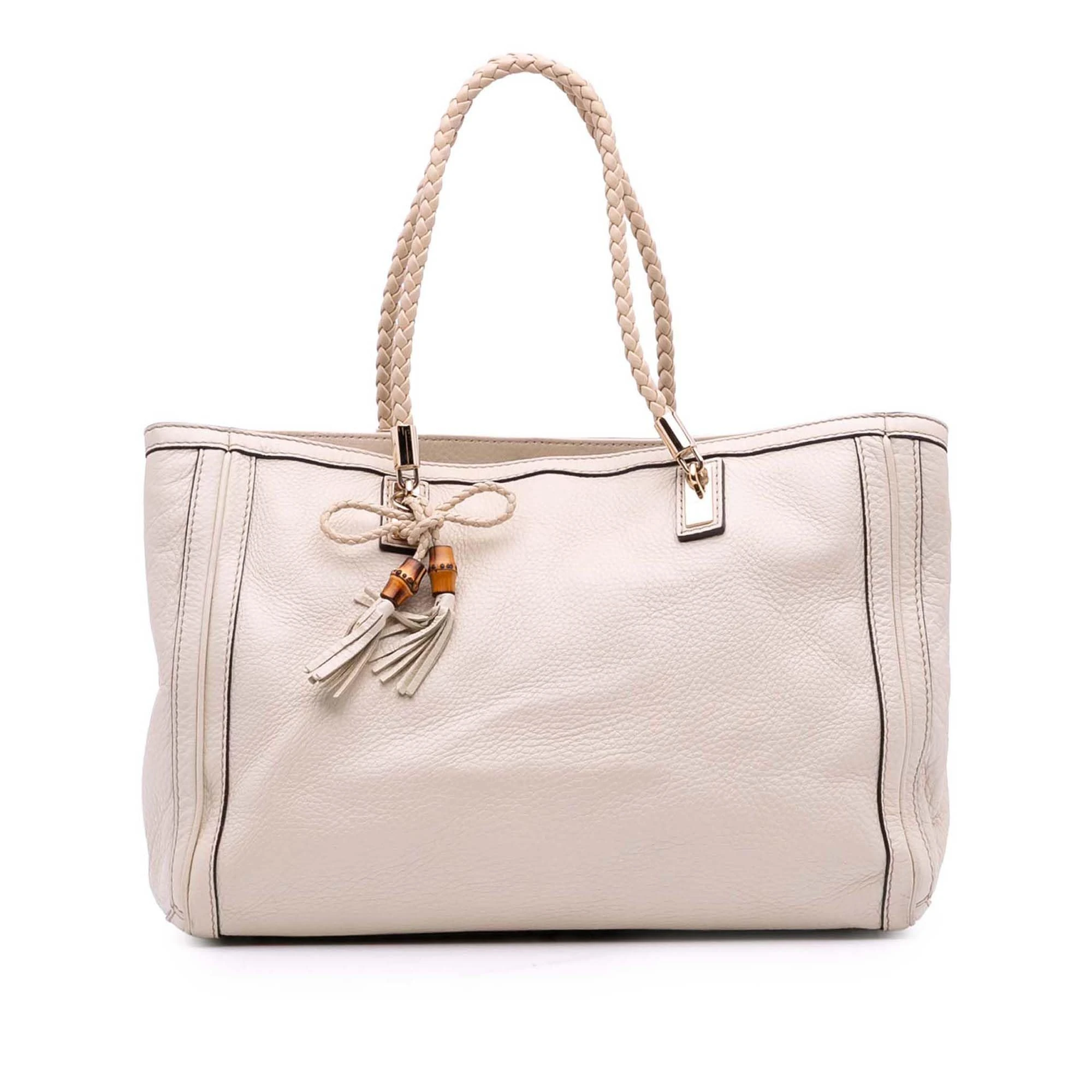 Gucci Pre-Loved Medium Leather Bella Tote