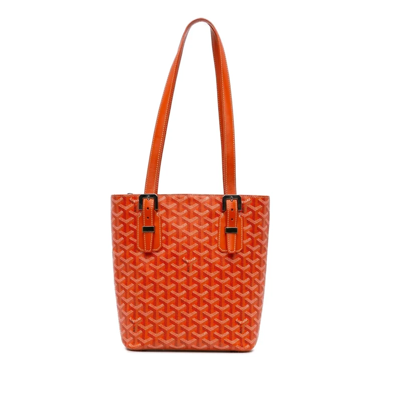 Pre-Loved Goyardine Marie Galante PM Tote Bag