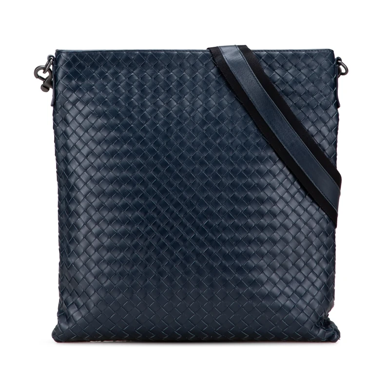 Bottega Veneta Pre-Loved Nappa Intrecciato VN Crossbody Bag