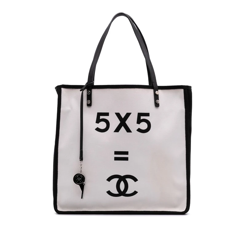Chanel Pre-Loved Small Canvas Lets Demonstrate Tote