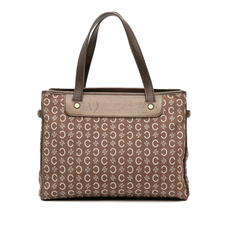 Celine Pre-Loved C Macadam Canvas Tote Bag