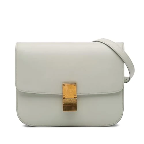 Celine Pre-Loved Medium Calfskin Classic Box Crossbody Bag