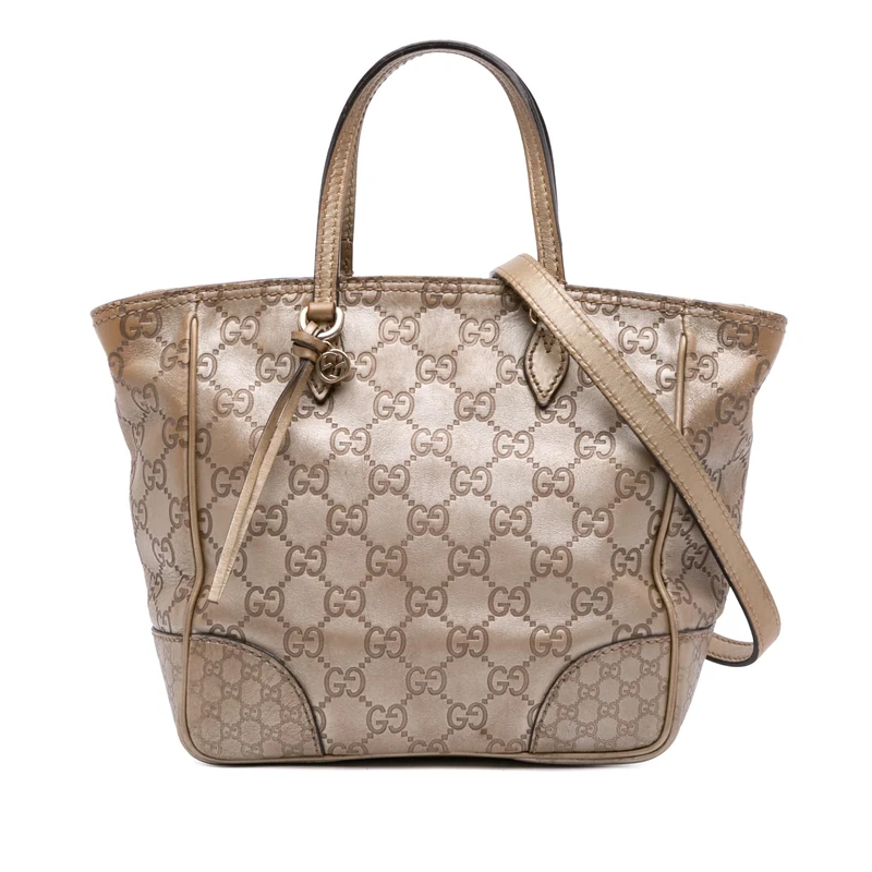 Gucci Pre-Loved Small Guccissima Bree Satchel Handbag