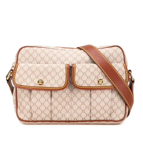 Celine Pre-Loved Macadam Canvas Crossbody Bag