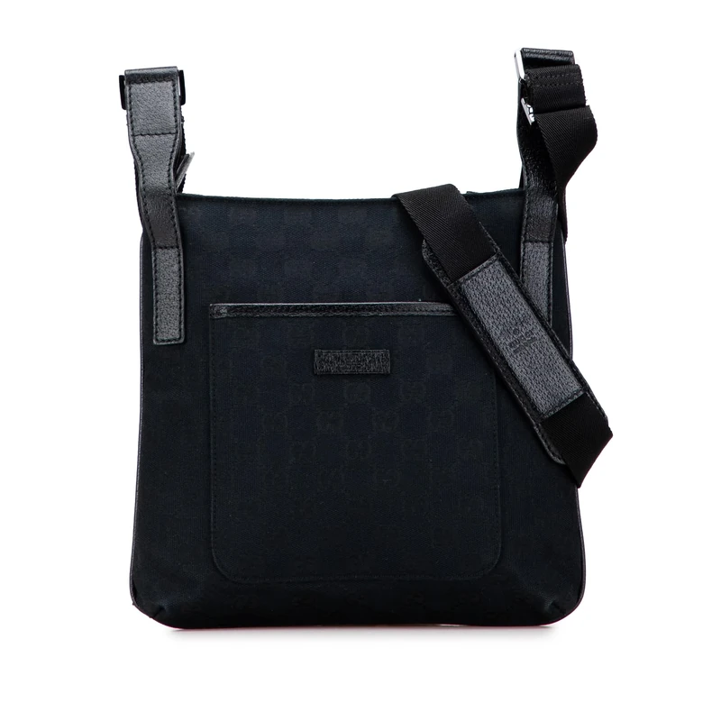Gucci Pre-Loved GG Canvas Crossbody Bag