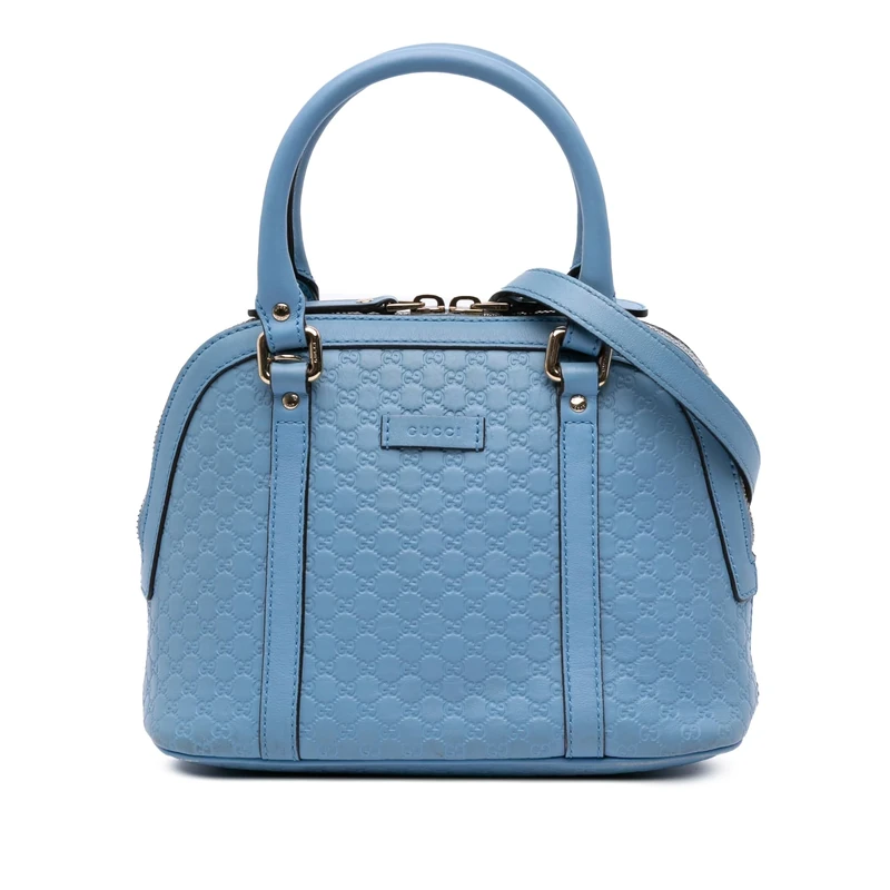 Gucci Pre-Loved Mini Microguccissima Dome Satchel Handbag
