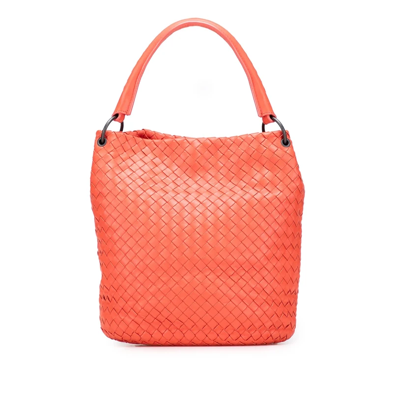 Bottega Veneta Pre-Loved Nappa Intrecciato Bucket Bag