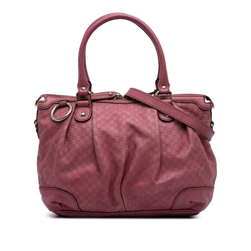 Gucci Pre-Loved Microguccissima Sukey Satchel Handbag