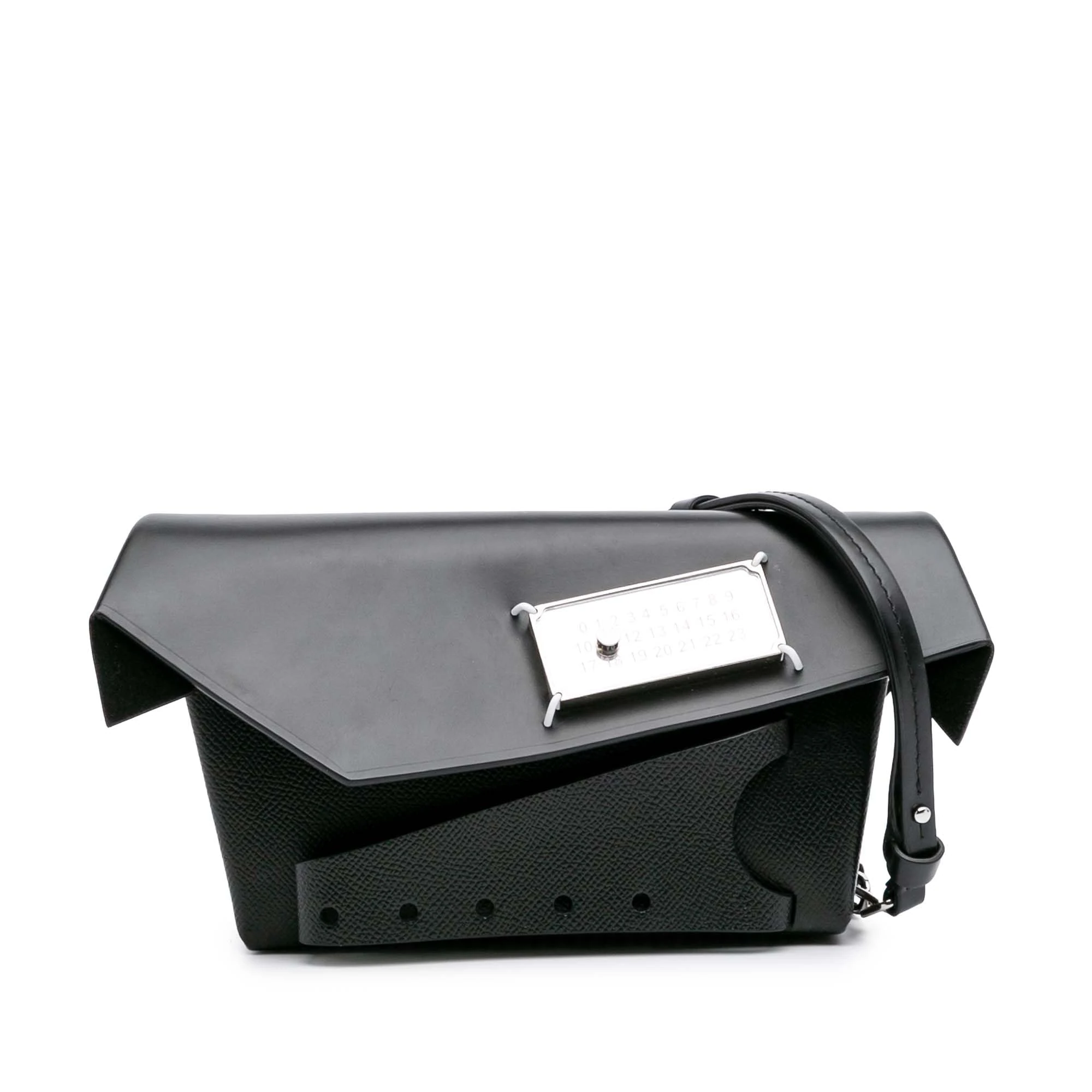 Maison Margiela Pre-Loved Small Leather Snatched Classique Bag