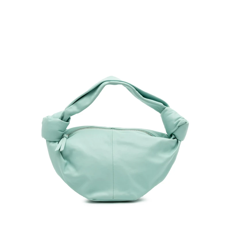 Pre-Loved Mini Calfskin Double Knot Bag Handbag