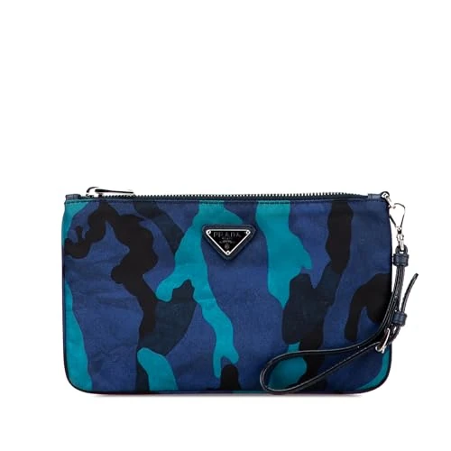 Prada Pre-Loved Tessuto Camouflage Clutch