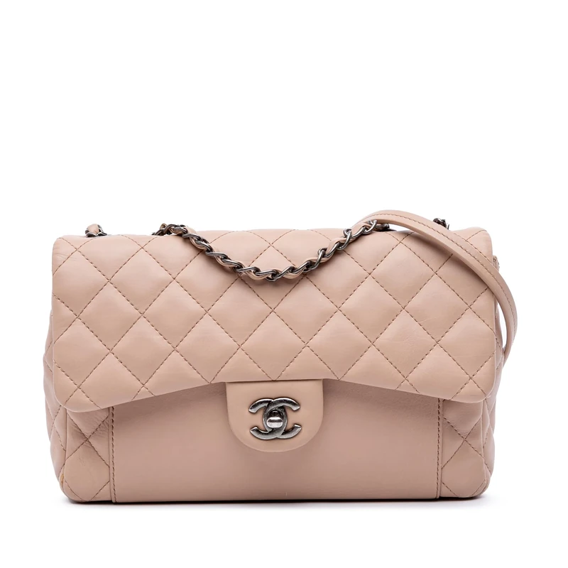 Chanel Pre-Loved Medium CC Quilted Calfskin Single Flap Shoulder Bag