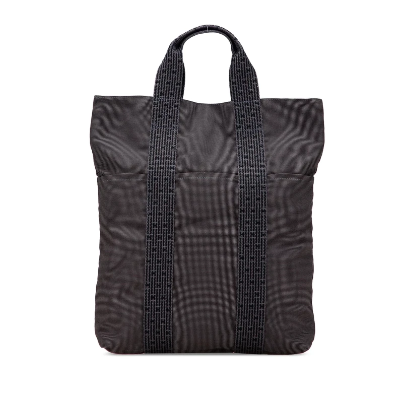 Pre-Loved Canvas Herline Cabas Tote Bag
