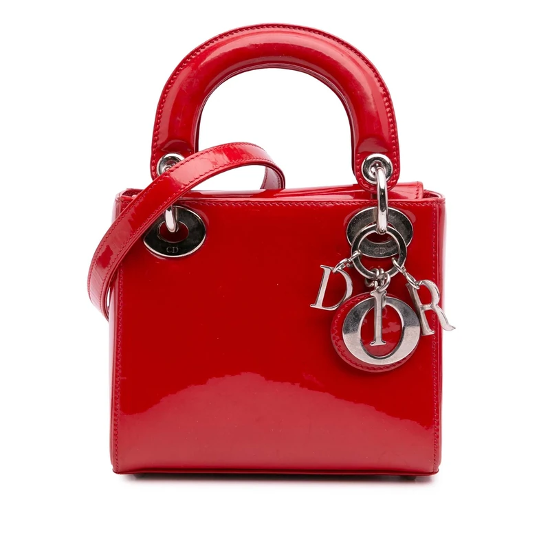 Dior Pre-Loved Mini Patent Lady