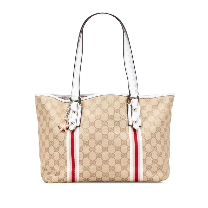 Gucci Pre-Loved GG Canvas Jolicoeur Tote
