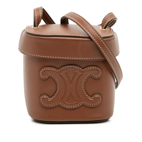 Celine Pre-Loved Small Calfskin Cuir Triomphe Box Bag Crossbody